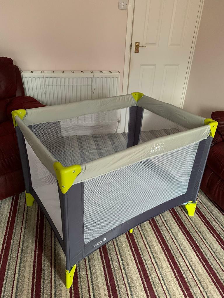 cuggl grey travel cot mattress